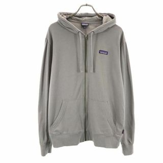 パタゴニア(patagonia)のパタゴニア ロング ジップパーカー M グレー系 patagonia 裏トリコット素材 アウトドア メンズ 【中古】  【230925】(パーカー)