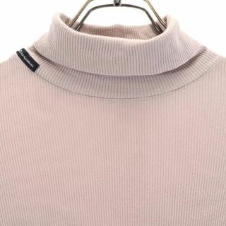 ドルチェアンドガッバーナ イタリア製 ハイネックニット セーター XS ダスティピンク系 DOLCE&GABBANA 長袖 レディース 【中古】 【230925】 メール便可