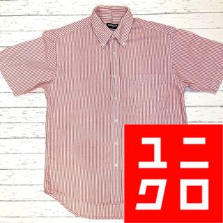 ユニクロ(UNIQLO)の値下げ！【UNIQLO】ユニクロ　カジュアルシャツ　ボーダー(S)(シャツ)