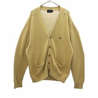 FRED PERRY - フレッドペリー 切替 カーディガン S ブラック FRED