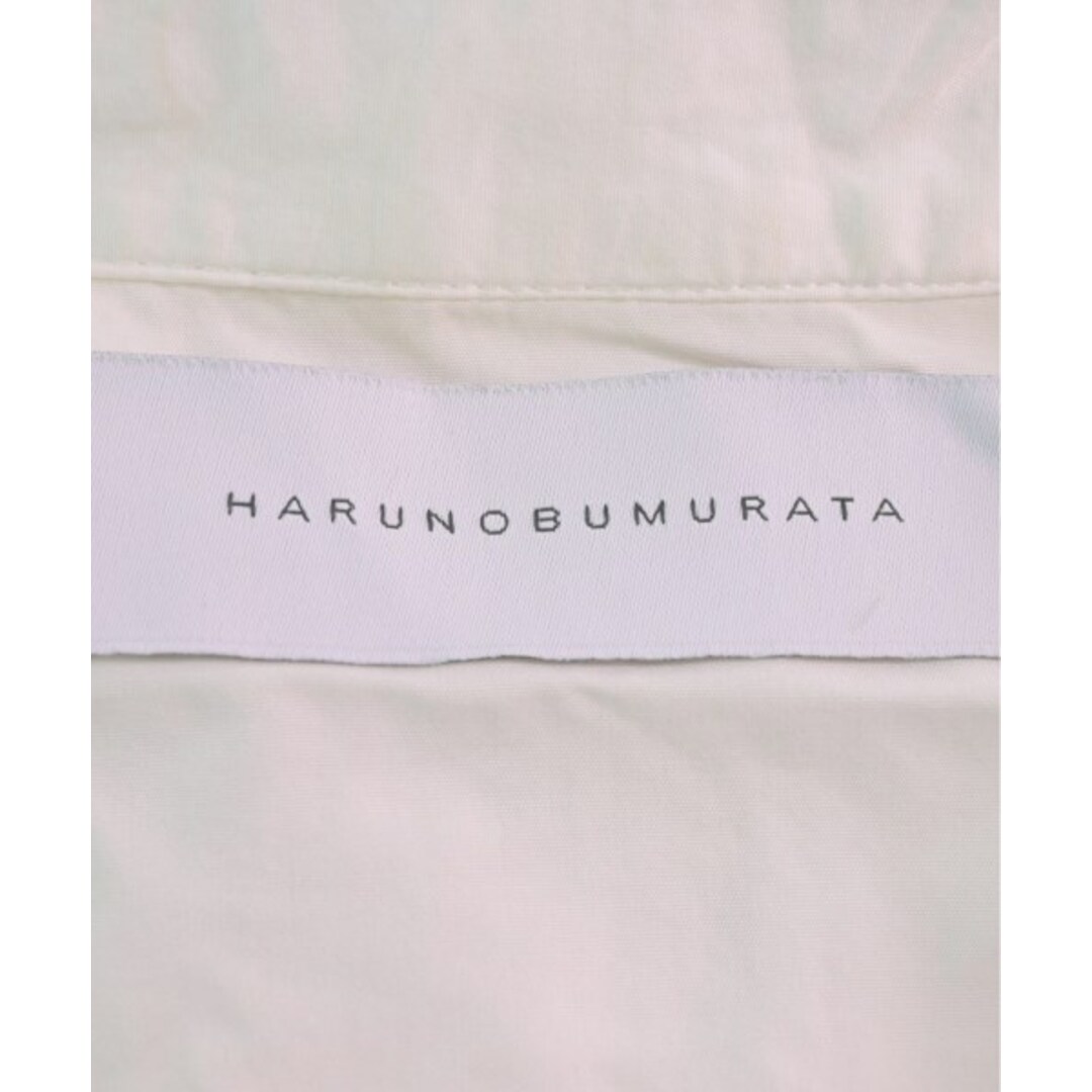 HARUNOBUMURATA ハルノブムラタ カジュアルシャツ 38(M位) 白