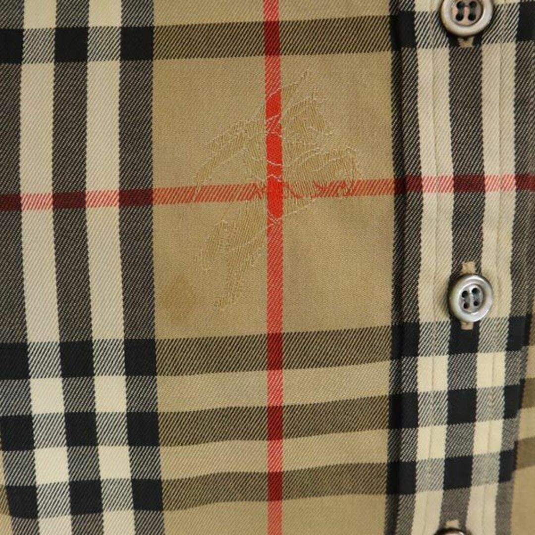 BURBERRY - バーバリーズ 90s オールド ノバチェック柄 長袖 シャツ S
