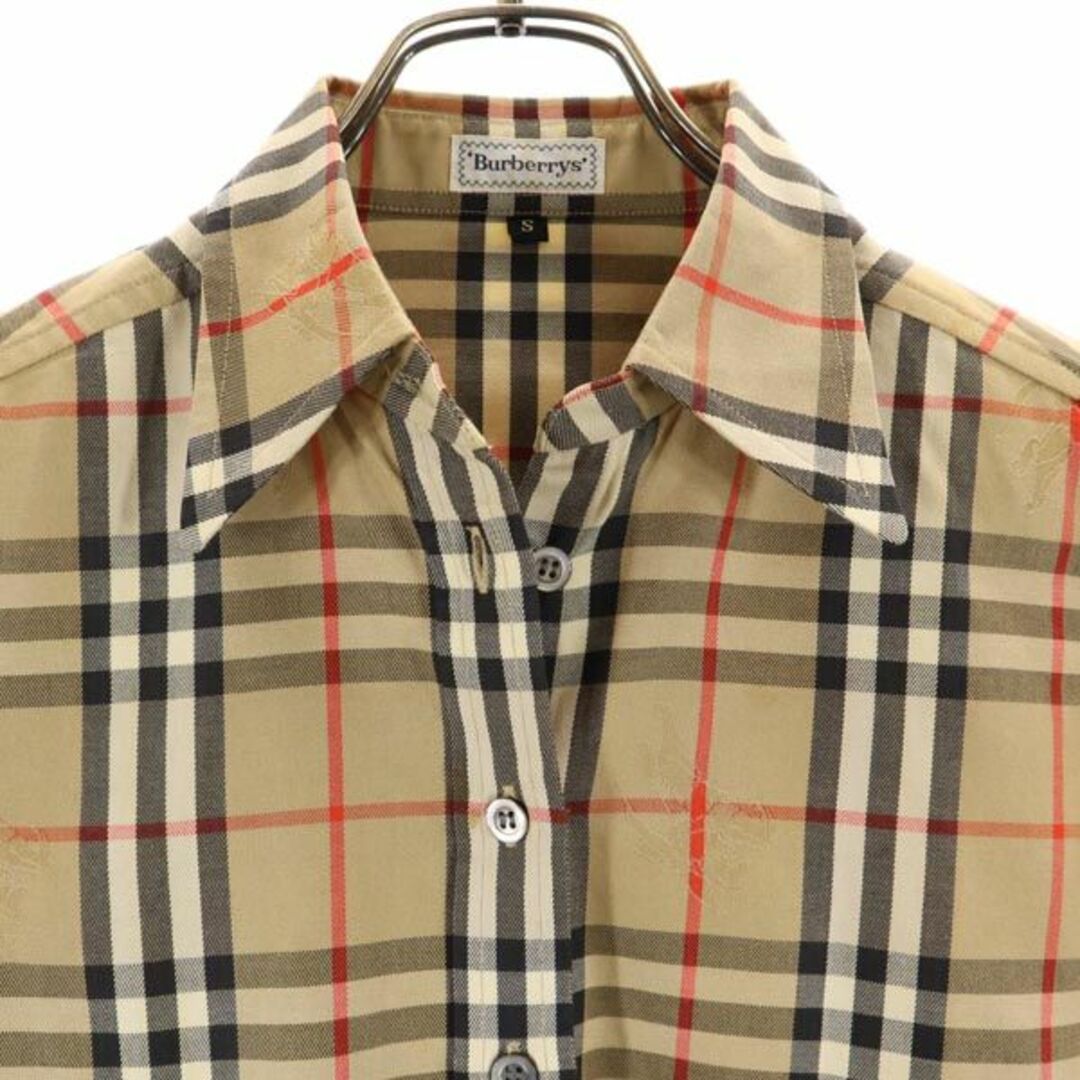 BURBERRY - バーバリーズ 90s オールド ノバチェック柄 長袖 シャツ S