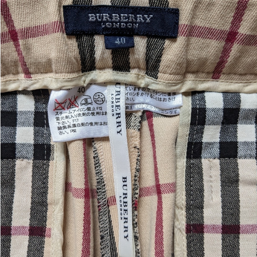 BURBERRY - BURBERRY バーバリーロンドン ノバチェック パンツ