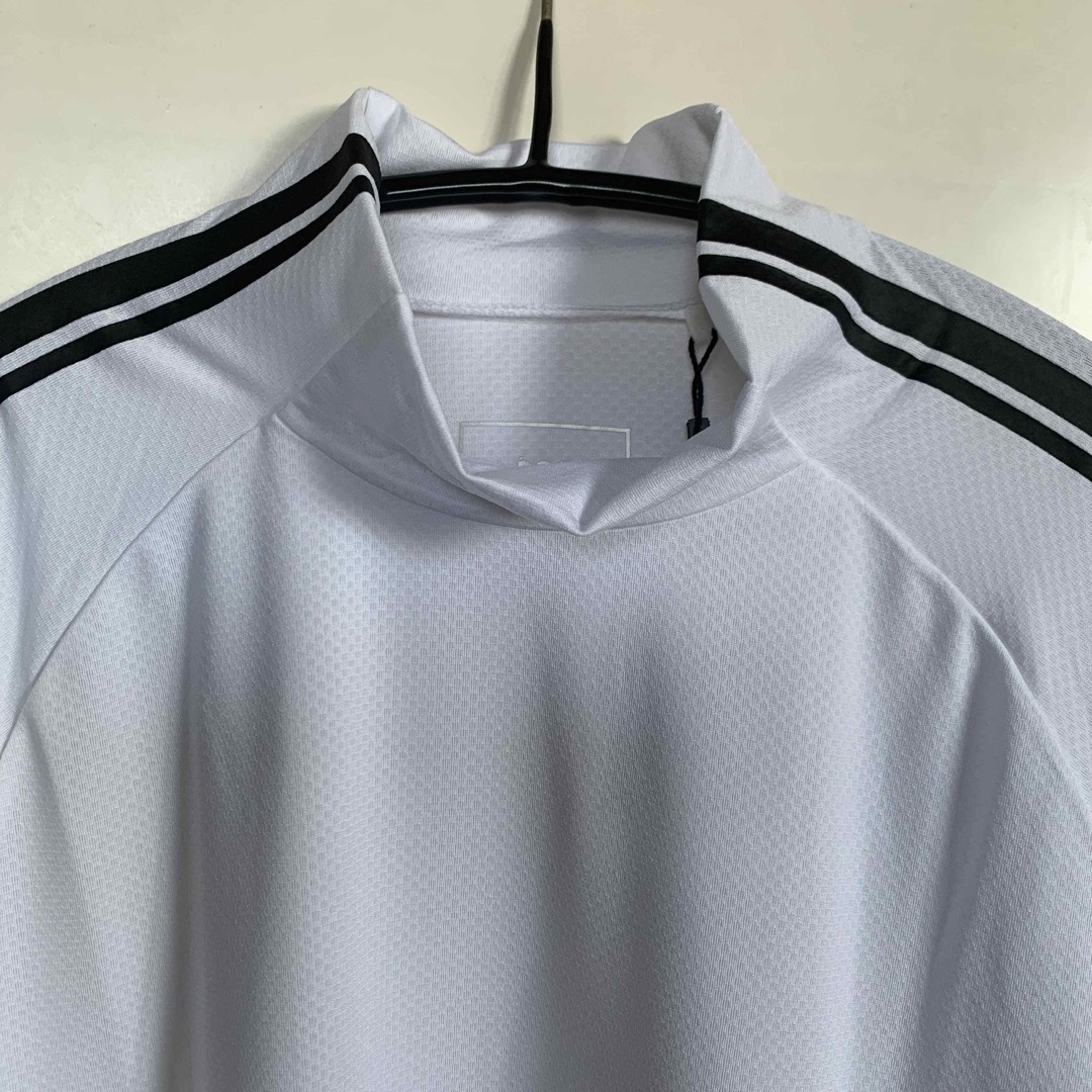 PEARLY GATES(パーリーゲイツ)のパーリーゲイツPGG裏メッシュハイネックシャツ白サイズ6 メンズのトップス(シャツ)の商品写真