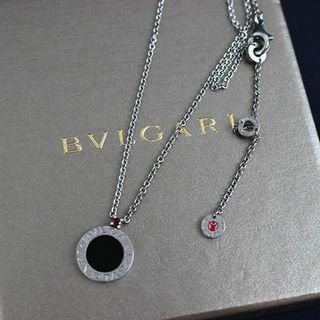 BVLGARI - ブルガリ ネックレス Ag925 ルビー オニキス シルバー