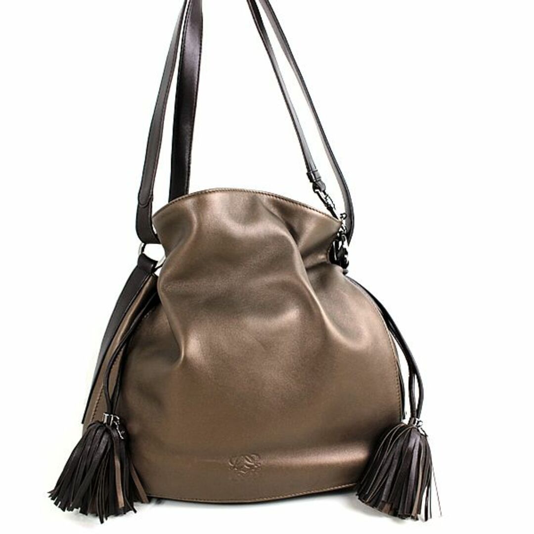 LOEWE - ロエベ ショルダーバッグ ポシェット レザー 斜め掛け