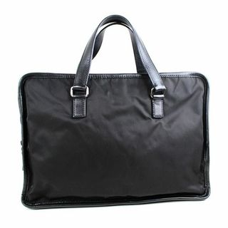 プラダ(PRADA)のプラダ トートバッグ ビジネスバッグ　ビジネスかばん　鞄　黒　ブラック　ナイロン PRADA　美品　r282　【中古】(ビジネスバッグ)