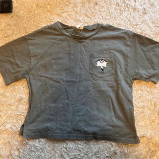 サマンサモスモス(SM2)の110サイズ　サマンサモスモス　 Lagom ムササビ　Tシャツ　グレー(Tシャツ/カットソー)