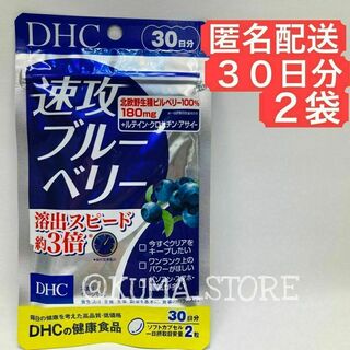 2袋 DHC 速攻ブルーベリー 30日 健康食品 ルテイン サプリメント(その他)