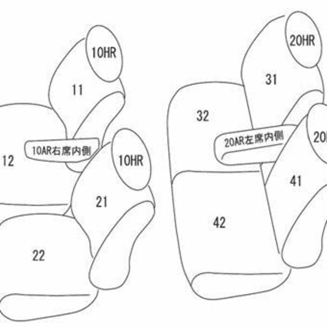 クラッツィオ シートカバー 全席セット エブリィワゴンスクラム ワゴンNV100の通販 by インシーク｜ラクマ