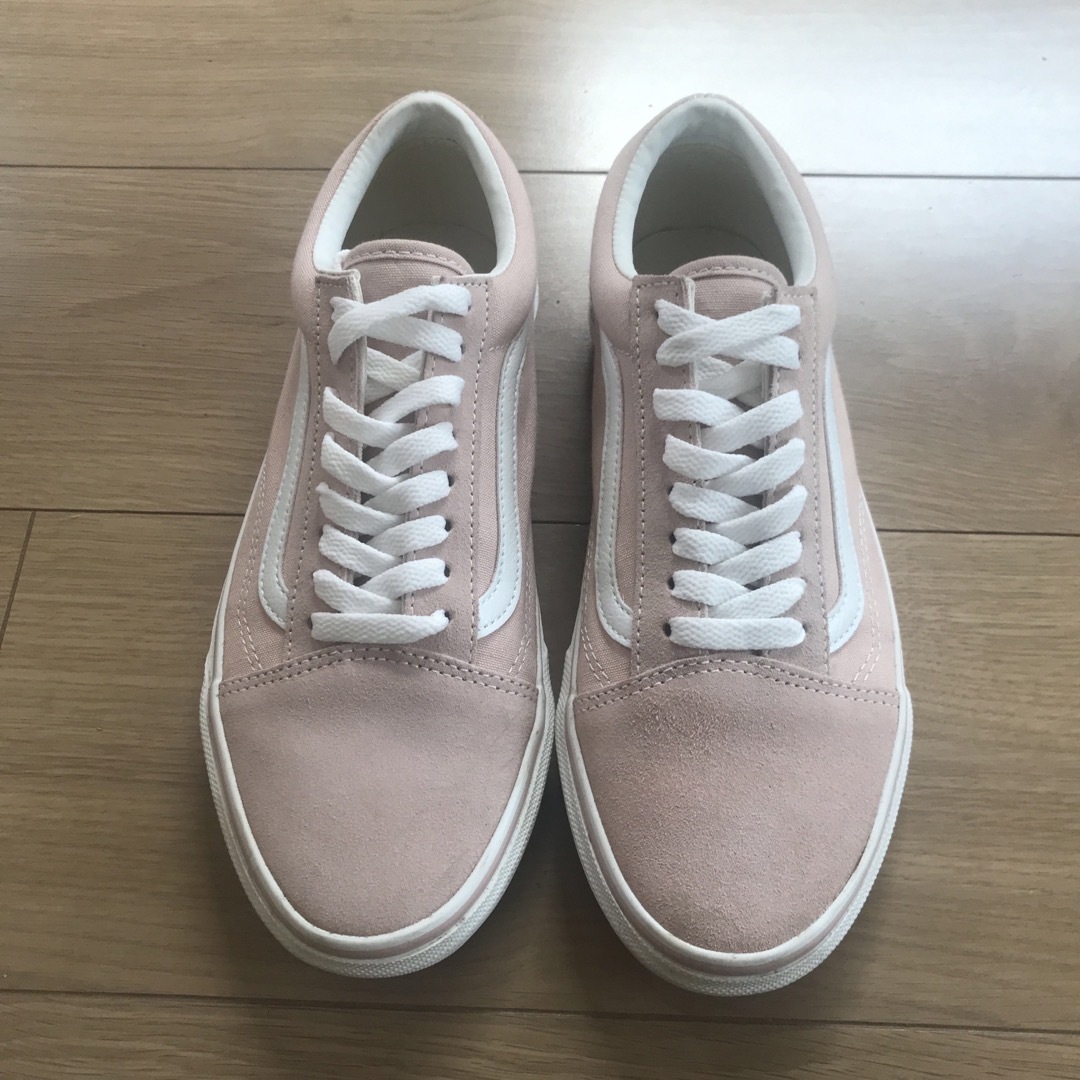 OLD SKOOL（VANS）(オールドスクール)の値下げ☺︎VANS オールドスクール　スエード　ピンク　24.5センチ レディースの靴/シューズ(スニーカー)の商品写真