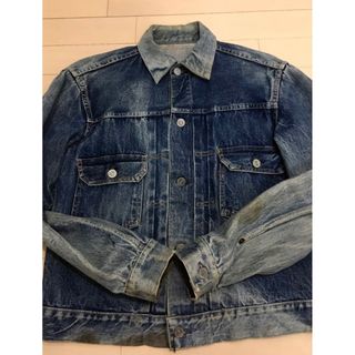 リーバイス(Levi's)の破格！【極上】濃紺 40-42 507XX 革パッチ期(Gジャン/デニムジャケット)