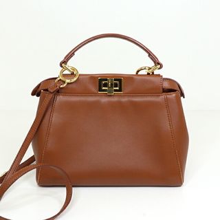 フェンディ(FENDI)のフェンディ FENDI ピーカブー スモール 2WAY ショルダーバッグ 8BN244 ディフェンダー付き 【中古】Aランク(その他)