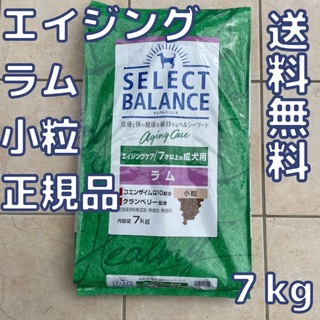【新品】セレクトバランス　エイジングケア　ラム　小粒　7kg(ペットフード)