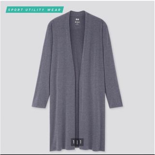 ユニクロ(UNIQLO)のエアリズムシームレスUVカットロングカーディガン（長袖）(カーディガン)