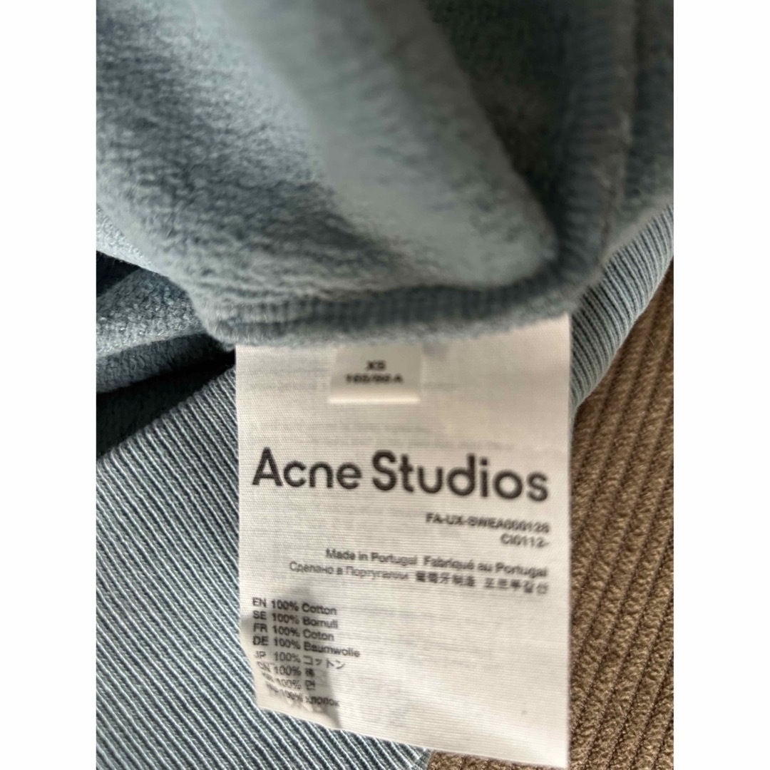 定価36300円22aw Acne studios Faceパッチロゴスウェット