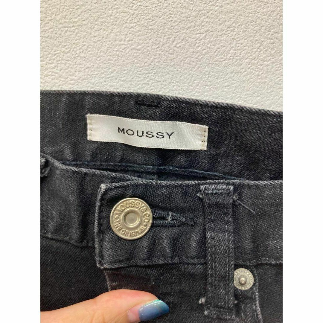 moussy(マウジー)のMOUSSY HW Rebirth BLACK SKINNY 0919 レディースのパンツ(デニム/ジーンズ)の商品写真