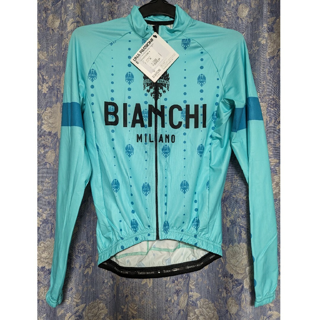 Bianchi ビアンキ 春秋用 裏起毛 サイクルジャージ サイズМ