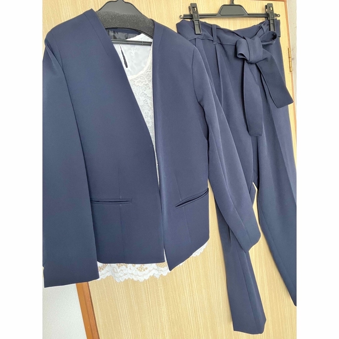 スーツ レディース パンツスーツ セレモニー レディースのフォーマル/ドレス(スーツ)の商品写真