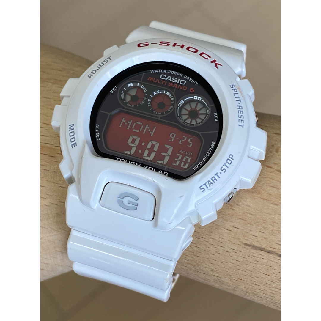 G-SHOCK/三つ目/GW-6900/電波/ソーラー/ホワイト/反転液晶/レア-