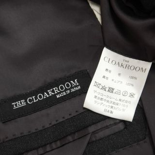 ザ クロークルーム THE CLOAKROOM ウール 3ピース 2B セットアップ スーツ ダークグレー【サイズ表記なし（M位）】【メンズ】