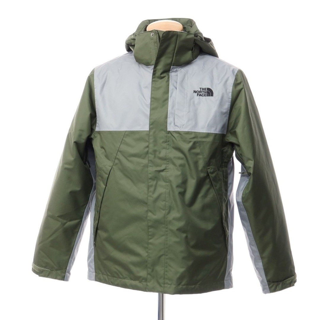 ザノースフェイス THE NORTH FACE NF0A3RSX ポリエステル 中綿ライナー 3WAY シェルジャケット ブルゾン オリーブグリーンxグレー【サイズS】【メンズ】