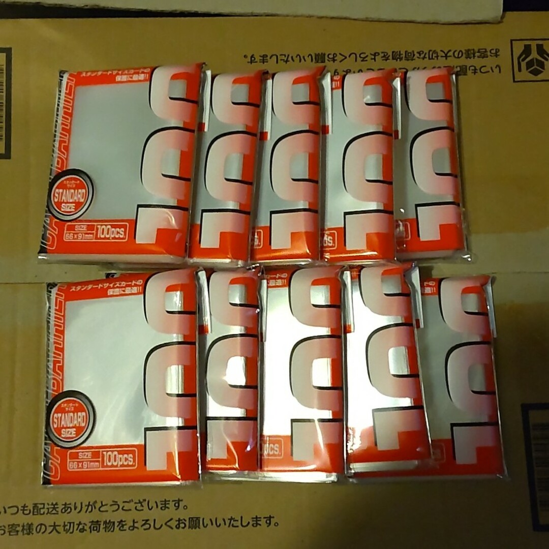 KMC(ケーエムシー)のニューカードバリア 100 クリア 10個セット エンタメ/ホビーのトレーディングカード(カードサプライ/アクセサリ)の商品写真