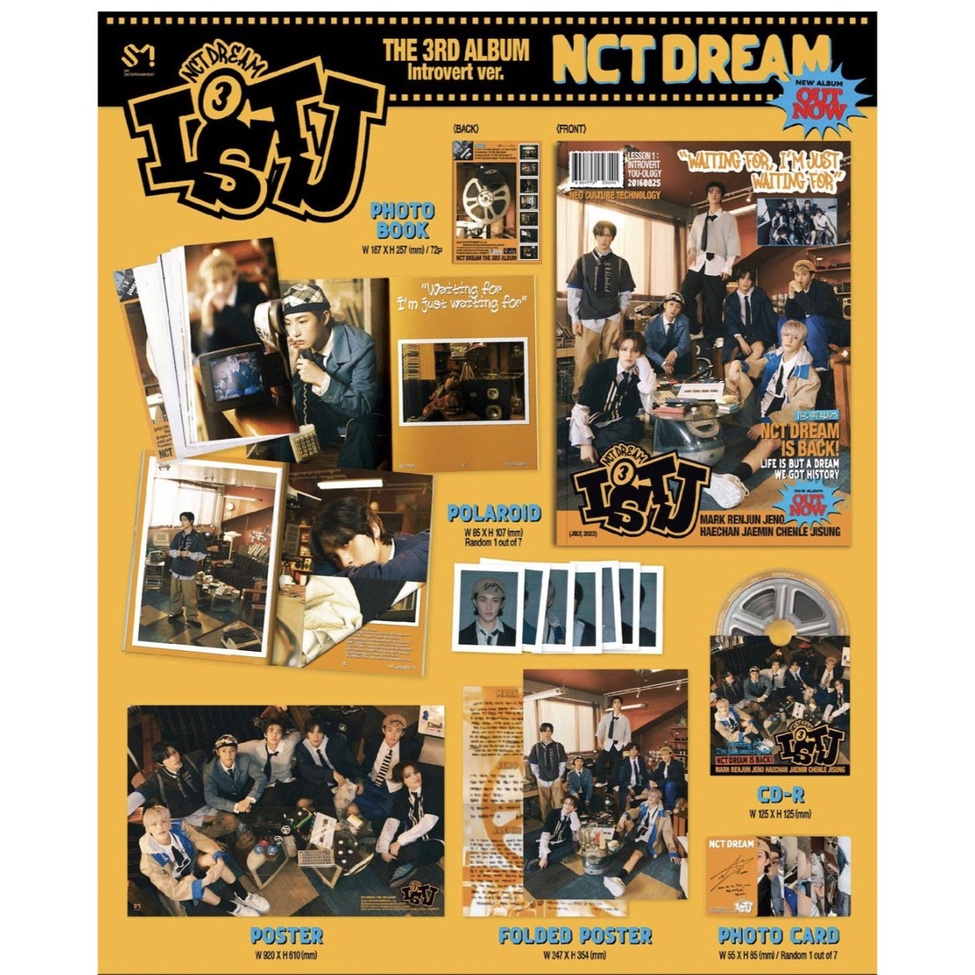 NCT(エヌシーティー)のNCT DREAM ISTJ CD アルバム　新品未開封 エンタメ/ホビーのCD(K-POP/アジア)の商品写真