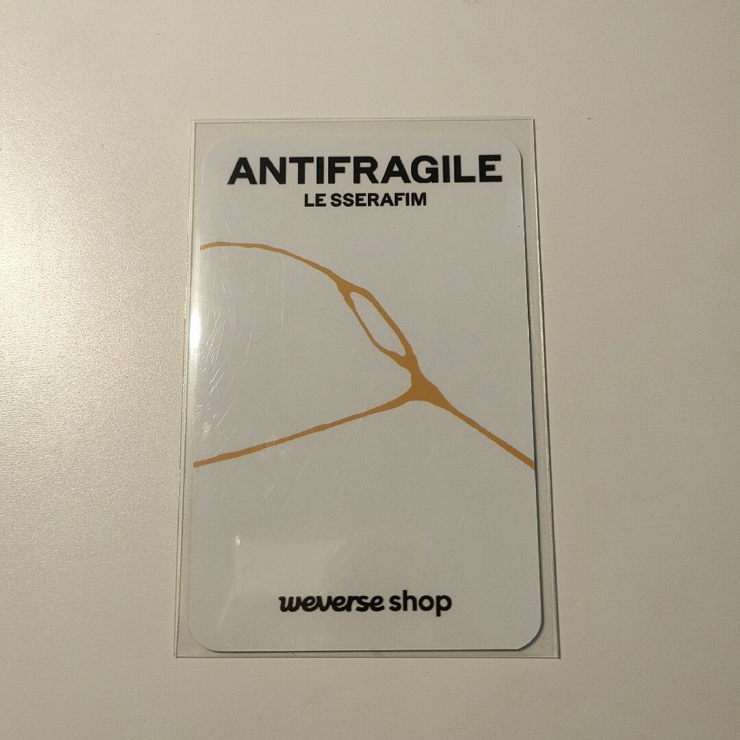 Lesserafim antifragile チェウォン weverse トレカ