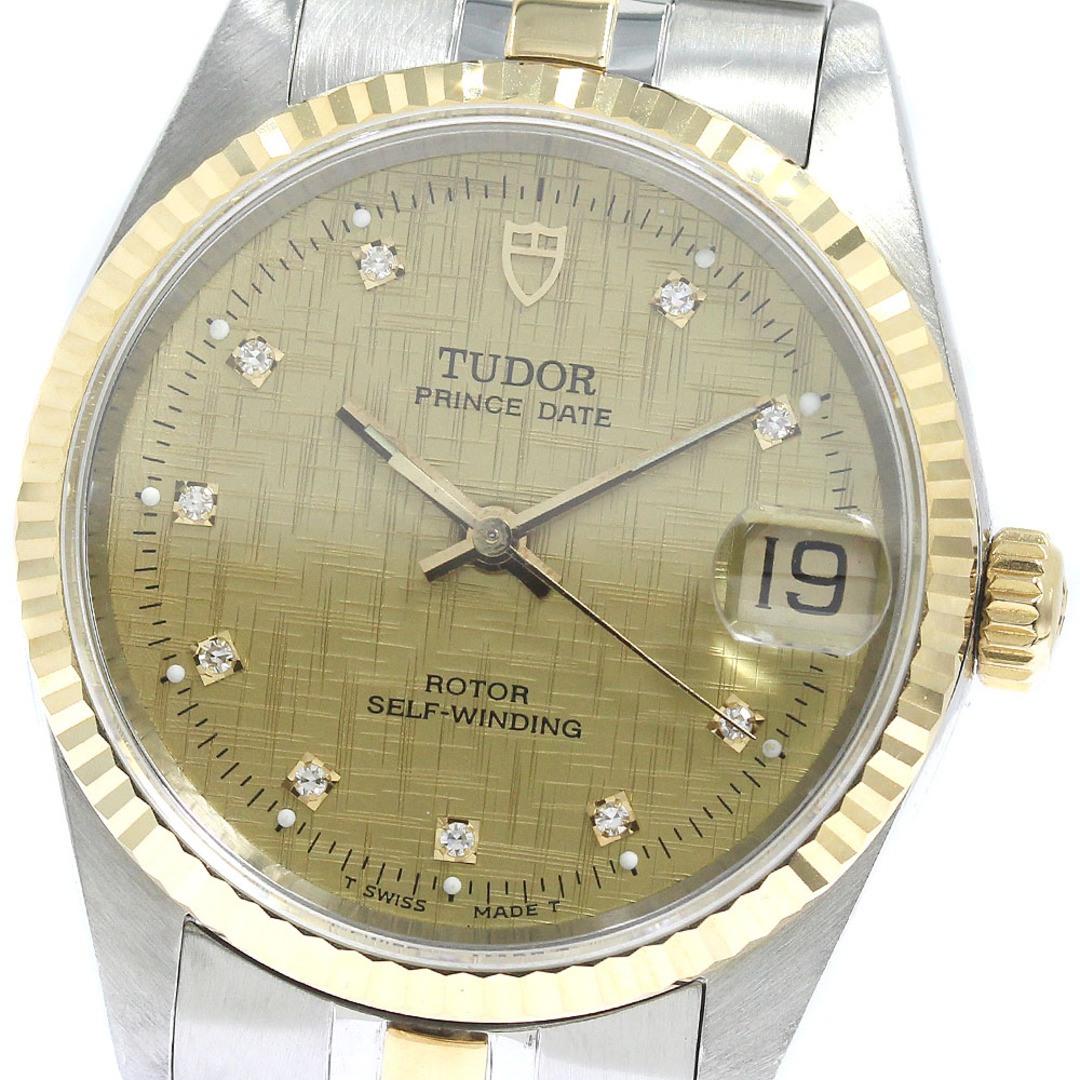 Tudor(チュードル)のチュードル TUDOR 72033 プリンスデイト cal.2824-2 10Pダイヤ 自動巻き ボーイズ 良品 _753518【ev15】 メンズの時計(腕時計(アナログ))の商品写真