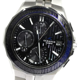 カシオ(CASIO)のカシオ CASIO OCW-S5000E-1AJR オシアナス マンタ 蒔絵 しぶき ソーラー電波 メンズ _773397【ev10】(腕時計(アナログ))