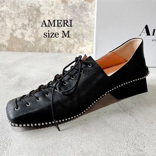 完売品。ameri vintage  ローファー　ブラック Sサイズ