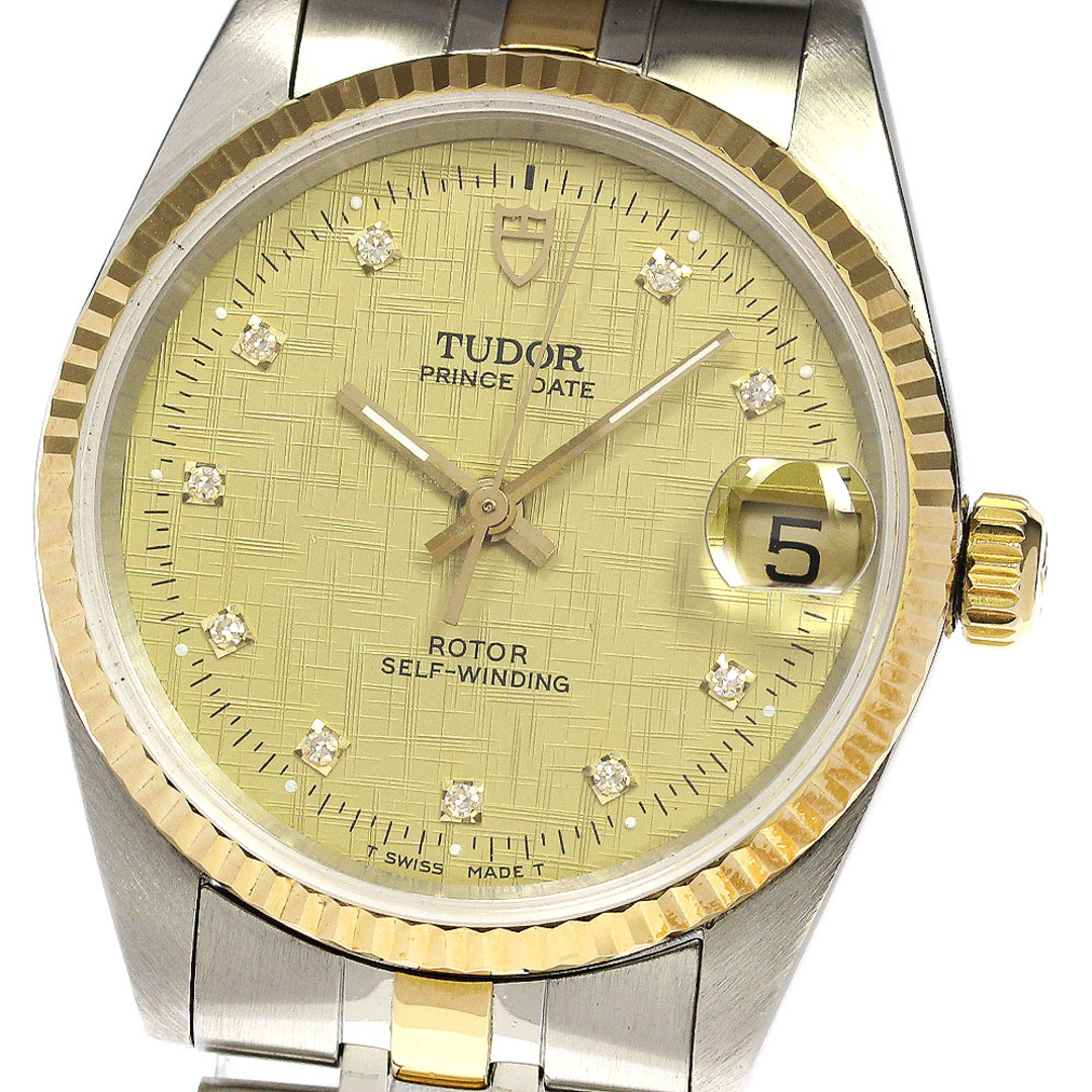 Tudor(チュードル)のチュードル TUDOR 72033 プリンスデイト cal.2824-2 10Pダイヤ 自動巻き ボーイズ _753516【ev15】 メンズの時計(腕時計(アナログ))の商品写真