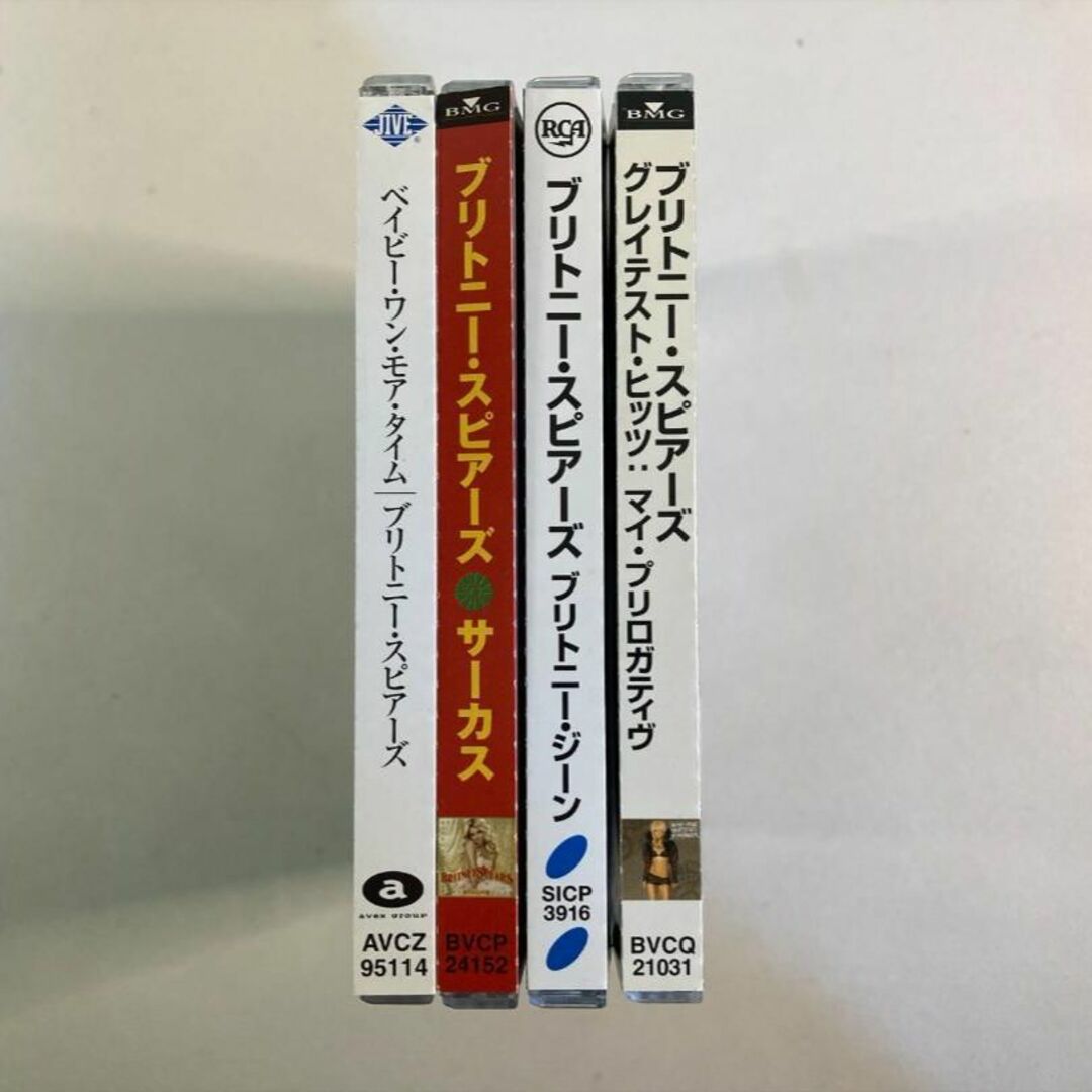 W7573 ブリトニー・スピアーズ CD 国内盤 帯付き アルバム 4枚セット