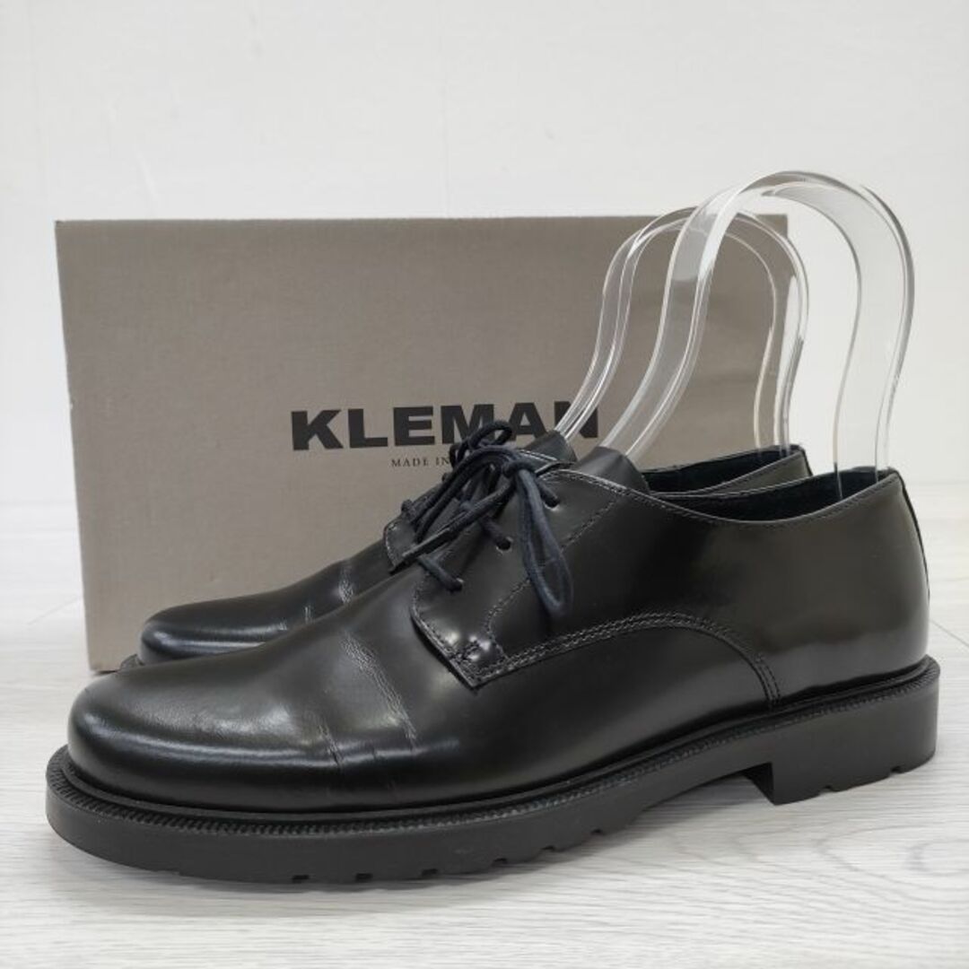 KLEMAN(クレマン)のKLEMAN DANON V7 プレーントゥレザーシューズ サイズ38 シューズ・靴 ブラック レディース クレマン【中古】3-0912G◎ レディースの靴/シューズ(その他)の商品写真