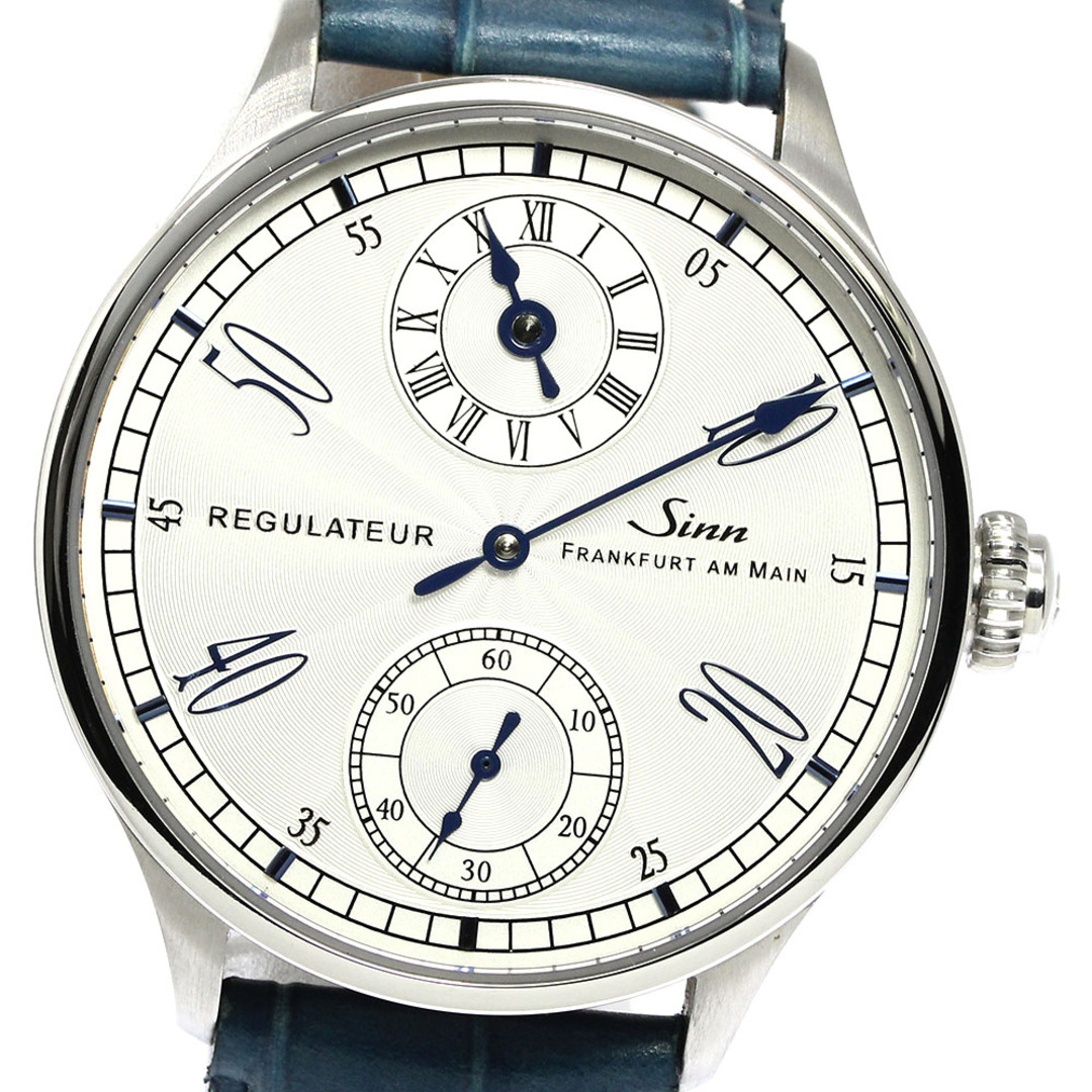 ジン Sinn 6100 SZ04 レギュレーター スモールセコンド 手巻き メンズ 美品 _767200僅かな擦り傷ベゼル