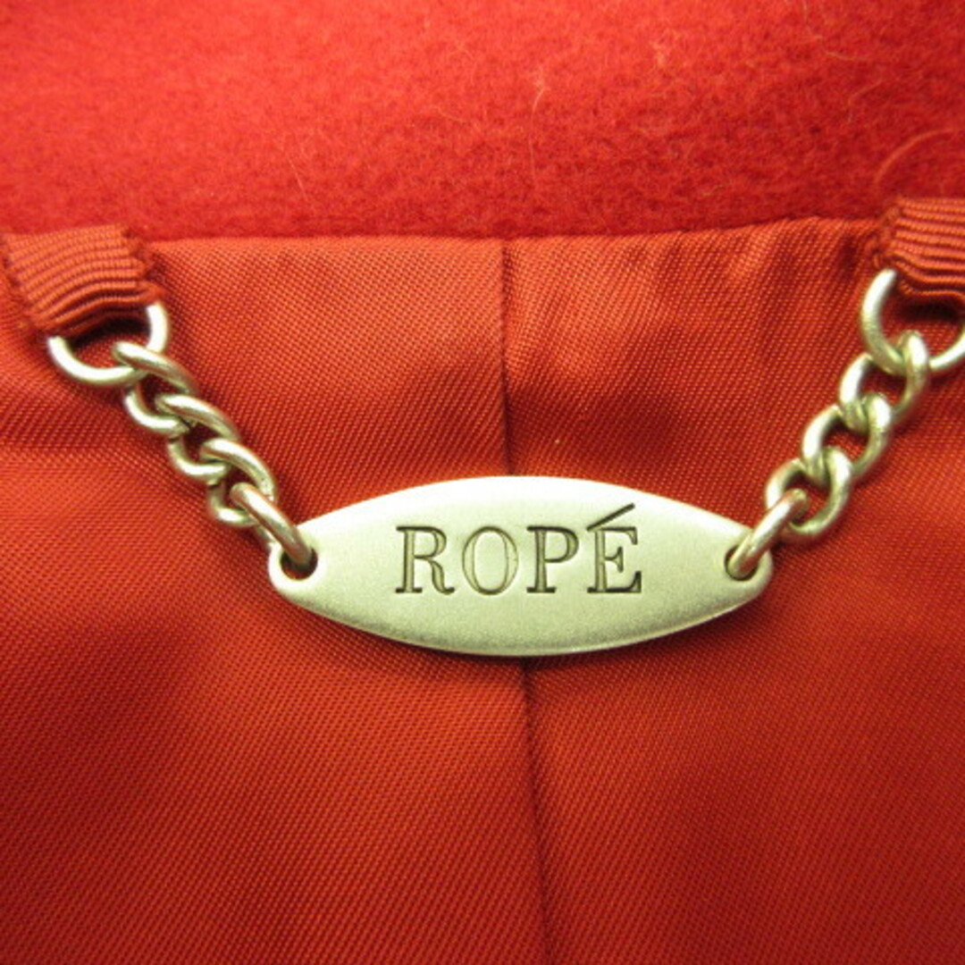 ROPE’(ロペ)のロペ ROPE スタンドカラーコート ロング 長袖 赤 7 *A482 レディースのジャケット/アウター(ロングコート)の商品写真