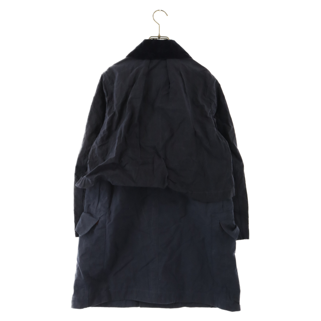 AIGLE エーグル ×Nigel Cabourn LA REDINGOTE ナイジェルケーボン オイルドロングジャケット ネイビー E1621