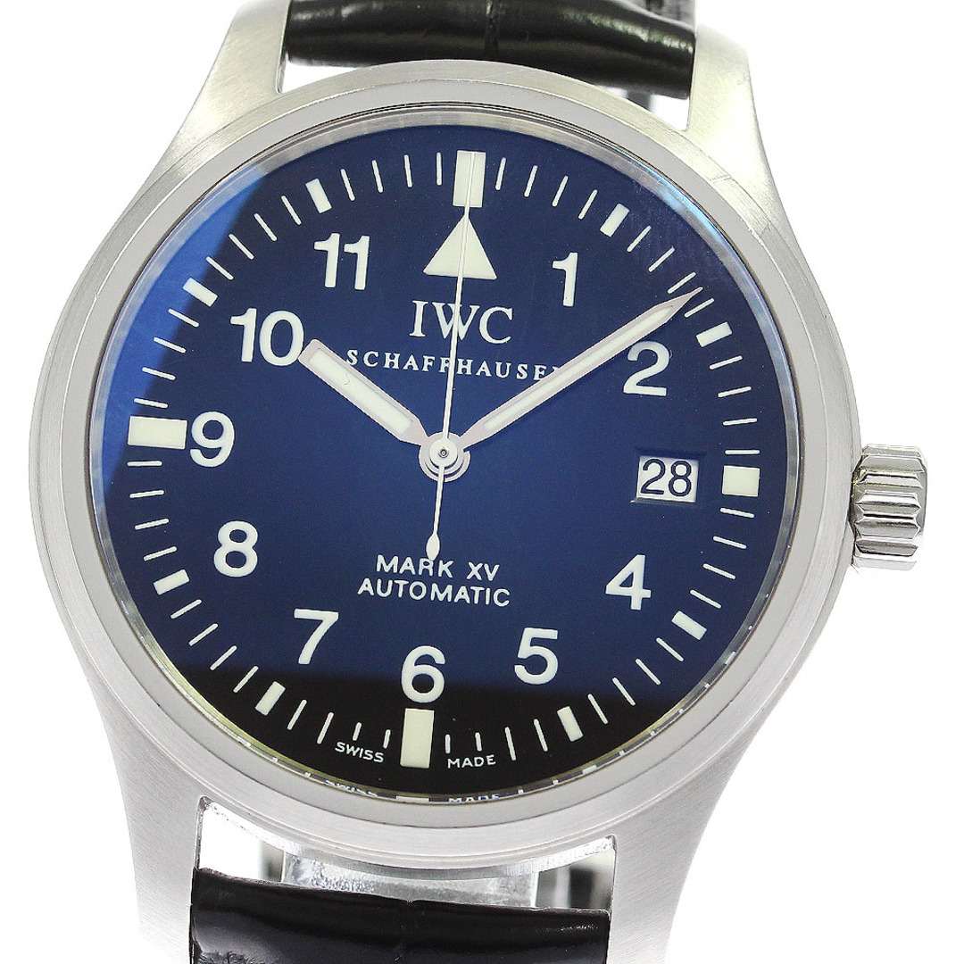 IWC SCHAFFHAUSEN IW325301 パイロットウォッチ マークXV デイト 自動巻き メンズ 良品 _773210