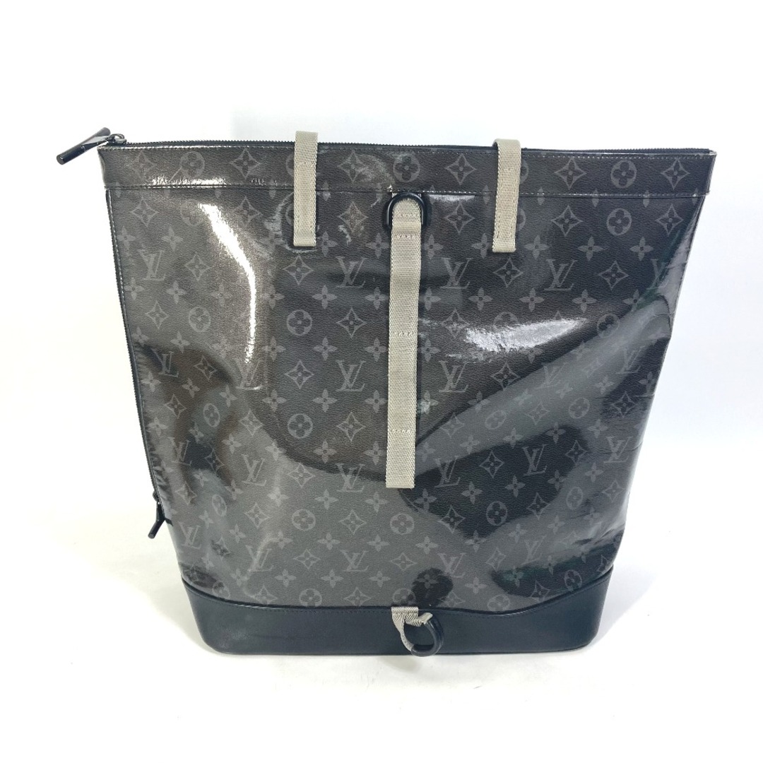 ルイヴィトン LOUIS VUITTON ジップドトート M43900 モノグラムエクリプス グレーズ リュックサック バックパック ハンドバッグ　2WAYバッグ トートバッグ ビニール ブラック