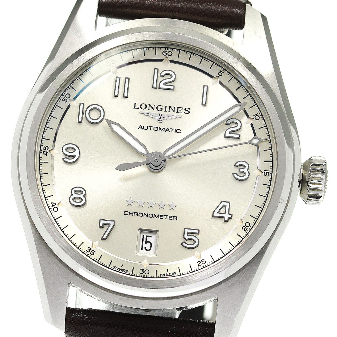 ロンジン LONGINES L3.410.4 スピリット デイト 自動巻き メンズ 箱・保証書付き_771223