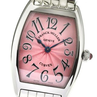 フランクミュラー(FRANCK MULLER)のフランクミュラー FRANCK MULLER 1752QZ トノー カーベックス クォーツ レディース 美品 保証書付き_770629【ev10】(腕時計)