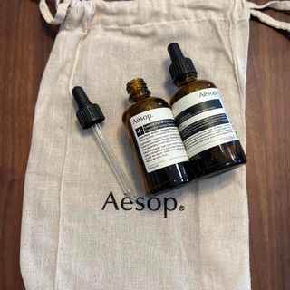 Aesopの美容液60ml スポイト式の空容器2本セット 袋付き(その他)