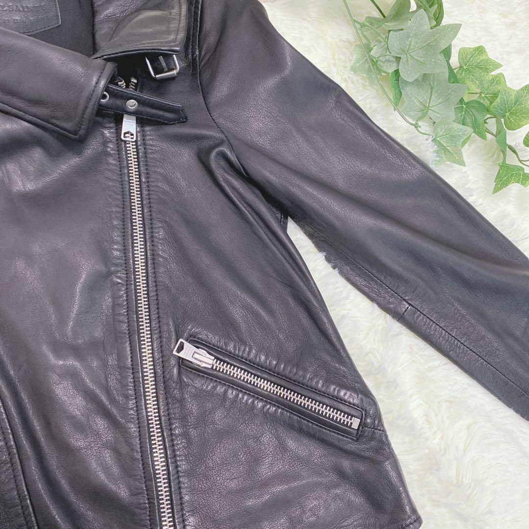 美品　allsaints オールセインツ　ダブルライダースジャケット　ブラック 3