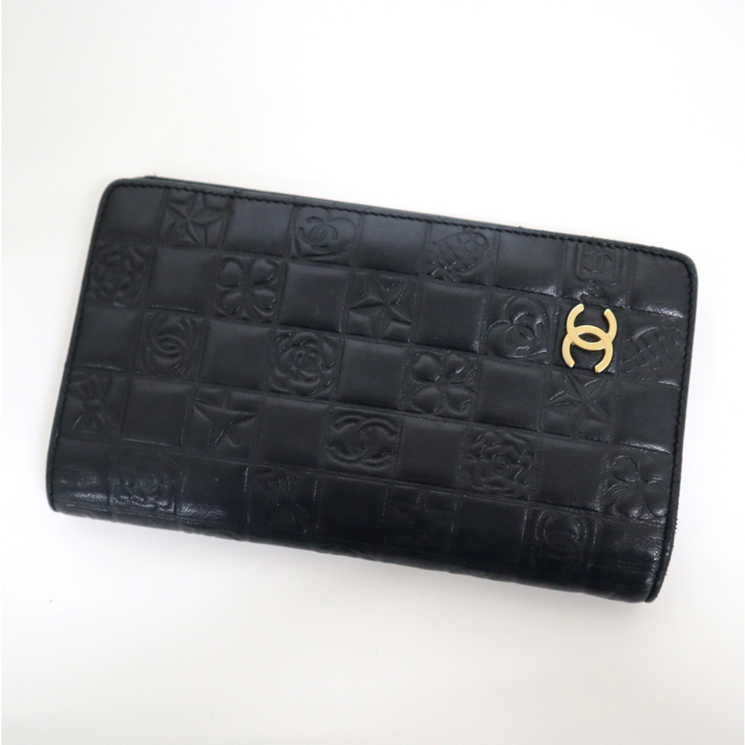 CHANEL メンズ2つ折り長財布