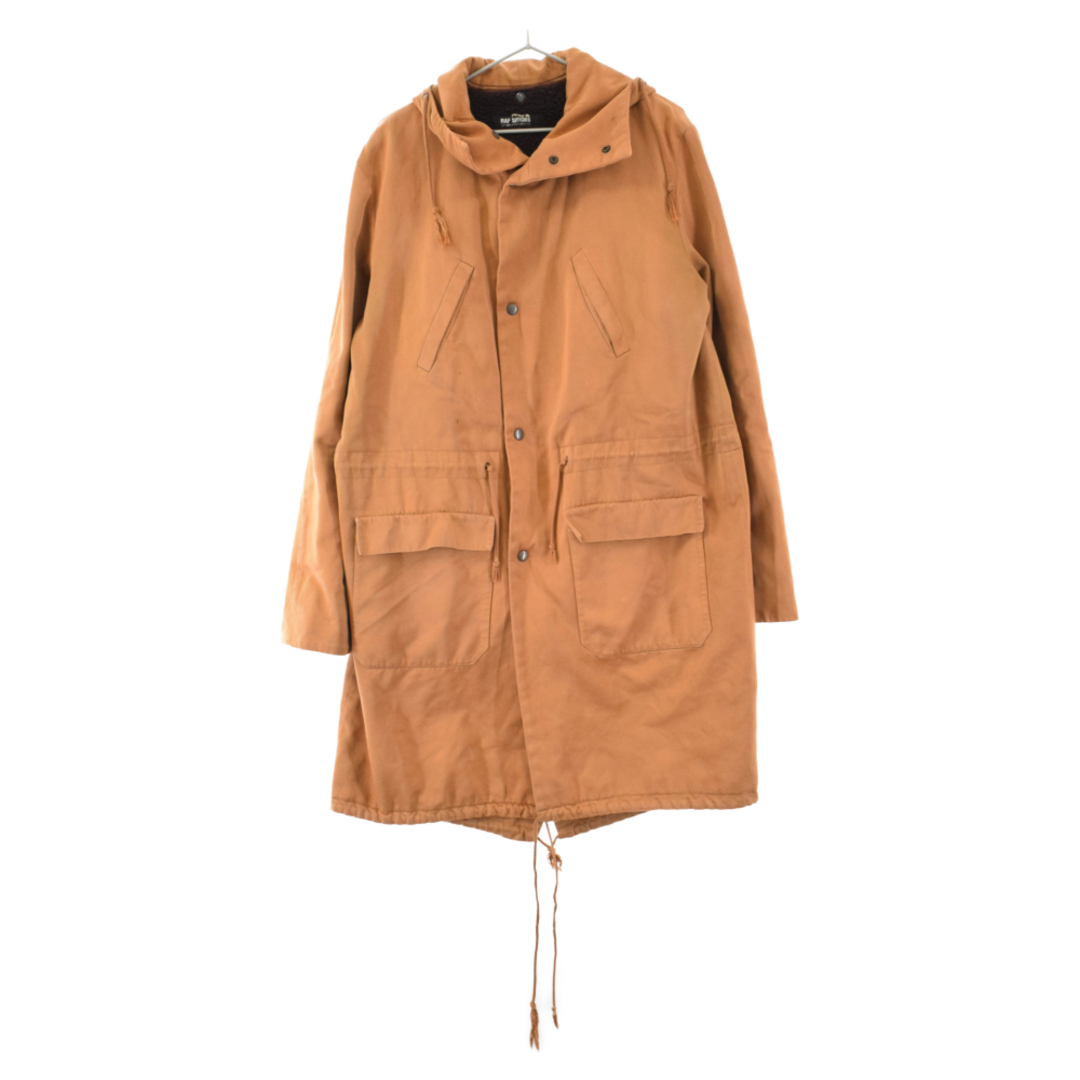 RAF SIMONS ラフシモンズ 03AW CLOSER期 Handpainted parka with badge 権力の美学 モッズコート  ブラウン