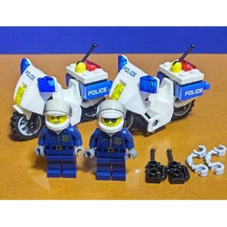 レゴ(Lego)のレゴ★シティ ポリス 警官・白バイ ×2 美品 人気(その他)