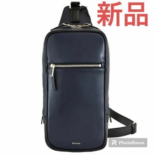 新品】ポールスミス ショルダーバッグ ネイビー ブラック - ショルダー