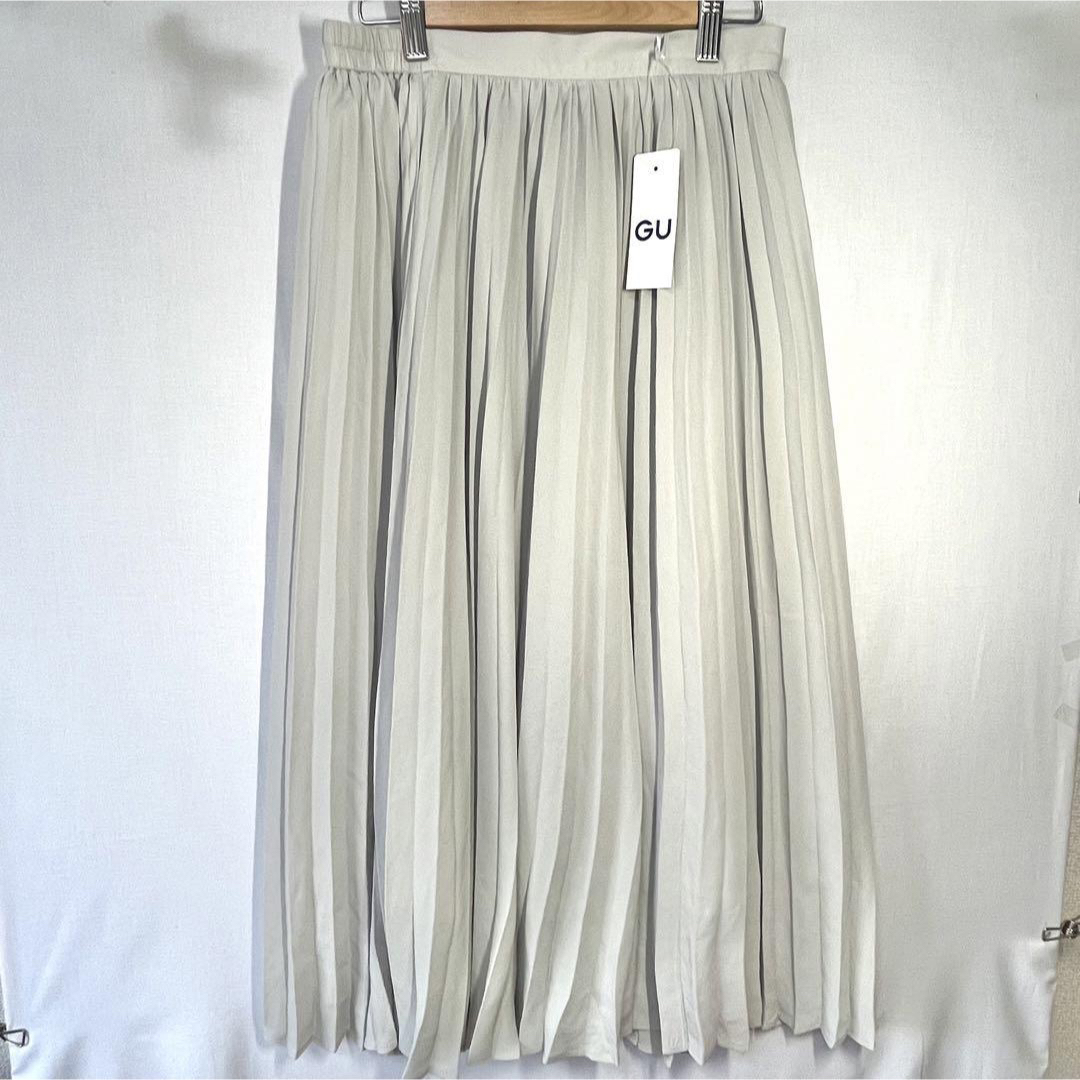 GU(ジーユー)のGU ロングスカート プリーツミディスカート Mサイズ 新品 タグ付き レディースのスカート(ロングスカート)の商品写真
